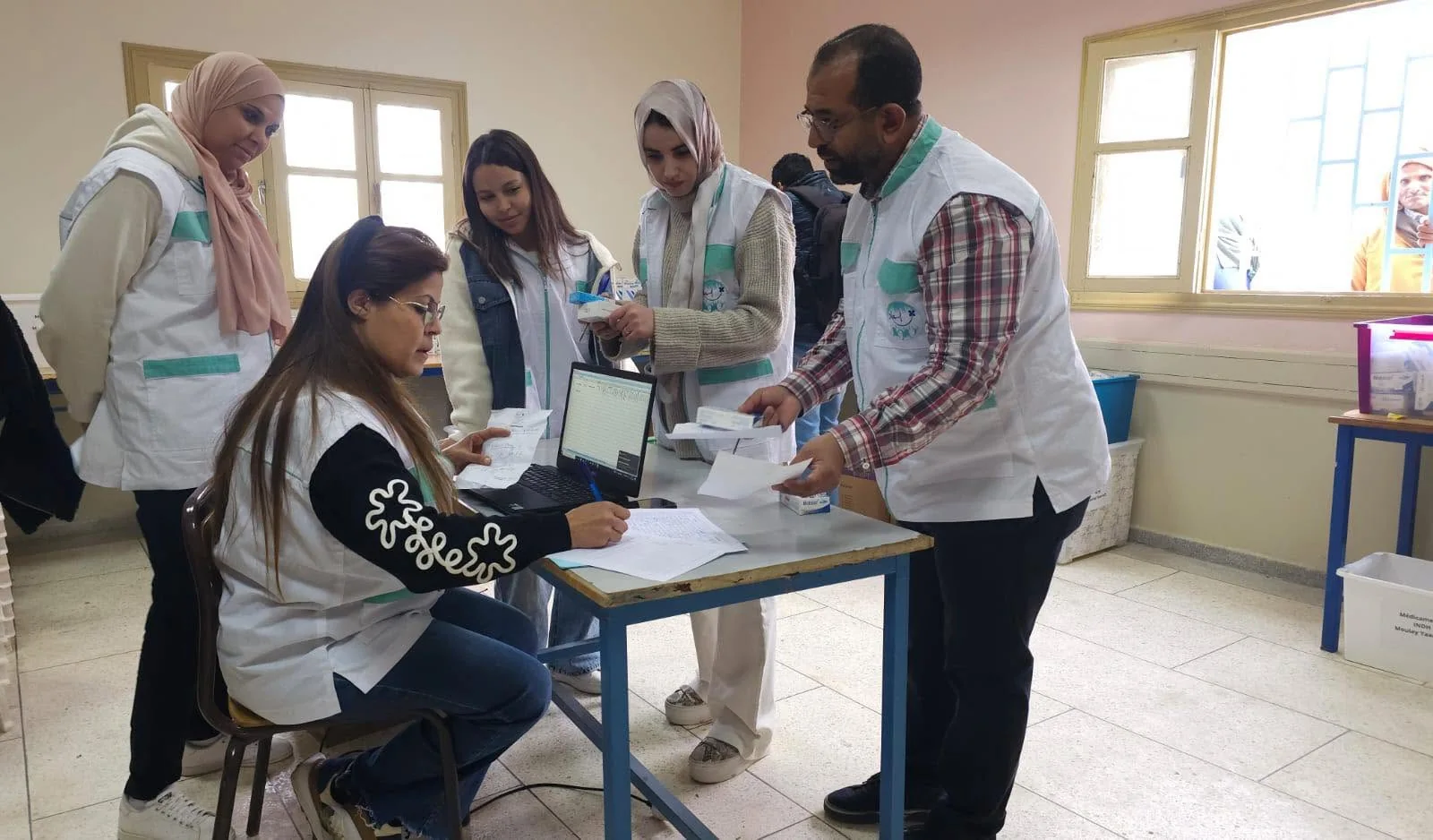 فريق الاستقبال والتسجيل
